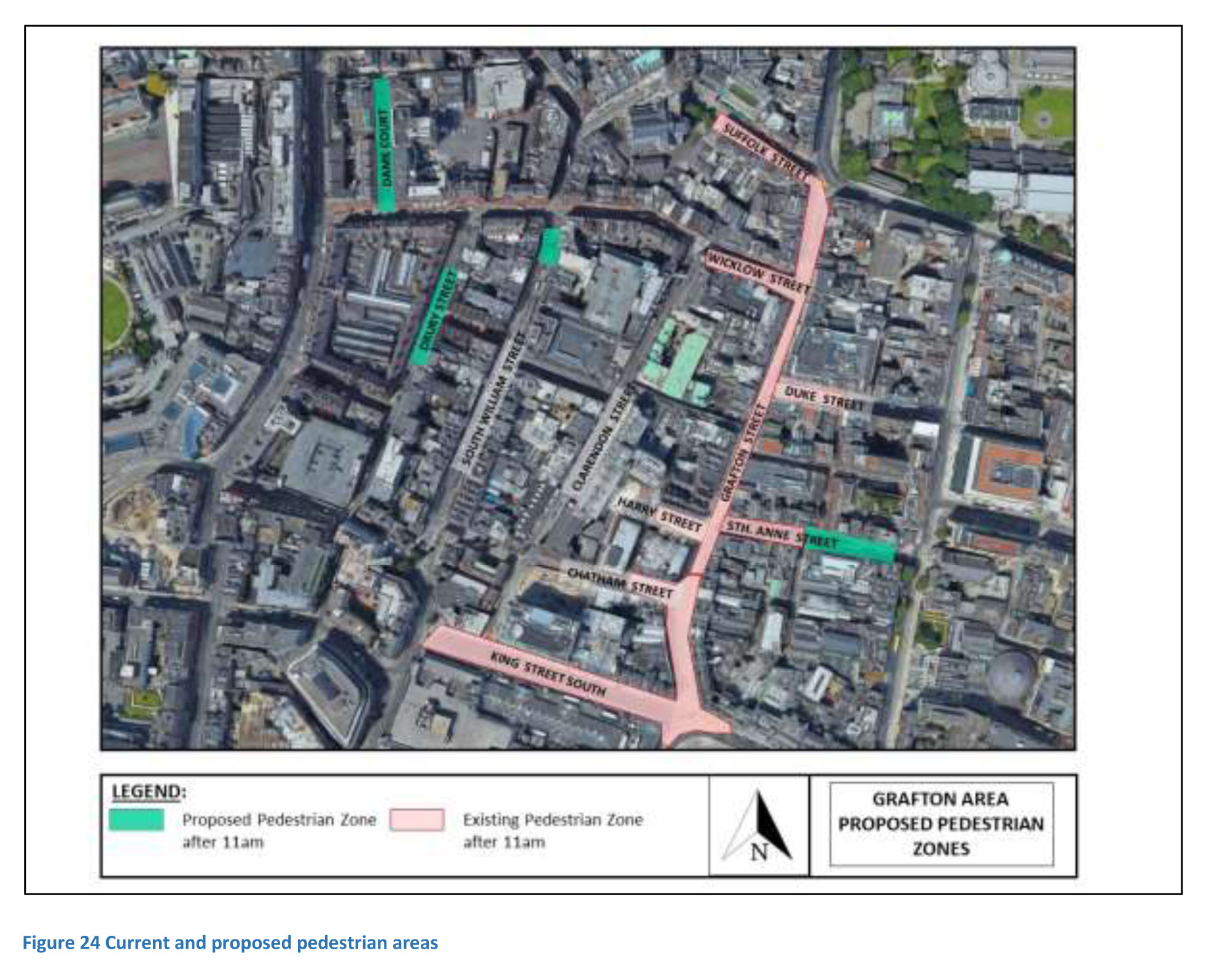 Planned Map Report On Grafton Street Area Trial Pedestrianisation 30102020 2 31 